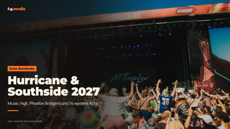 Hurricane & Southside 2027: Muse, mgk und Phoebe Bridgers führen die erste Bandwelle an